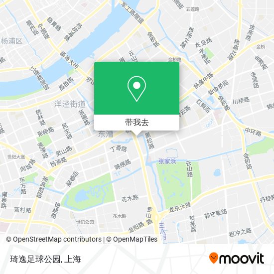 琦逸足球公园地图