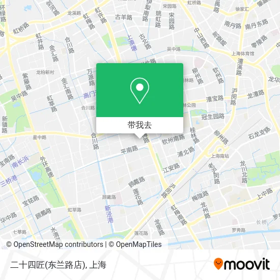 二十四匠(东兰路店)地图