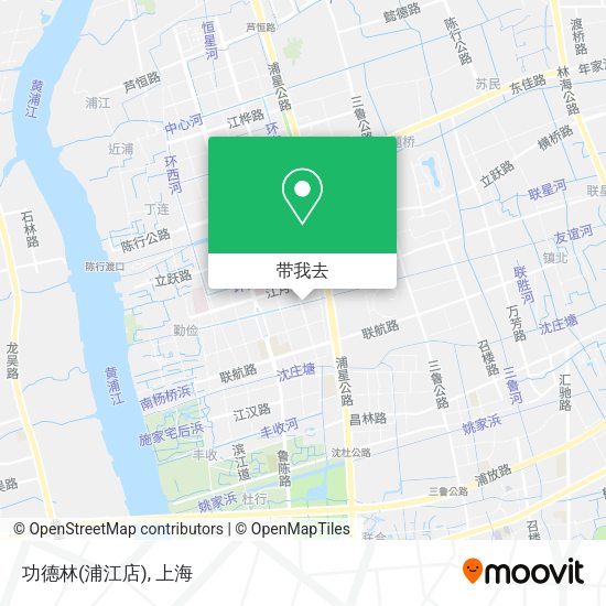 功德林(浦江店)地图