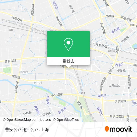 曹安公路翔江公路地图