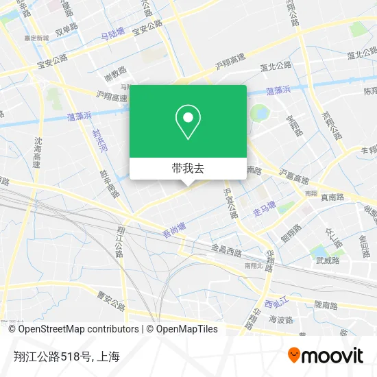 翔江公路518号地图