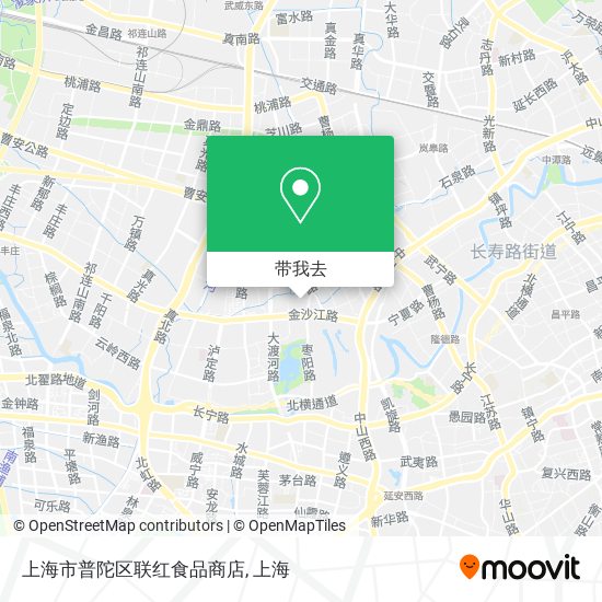 上海市普陀区联红食品商店地图