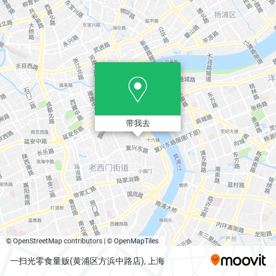 一扫光零食量贩(黄浦区方浜中路店)地图
