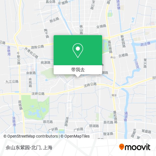 佘山东紫园-北门地图