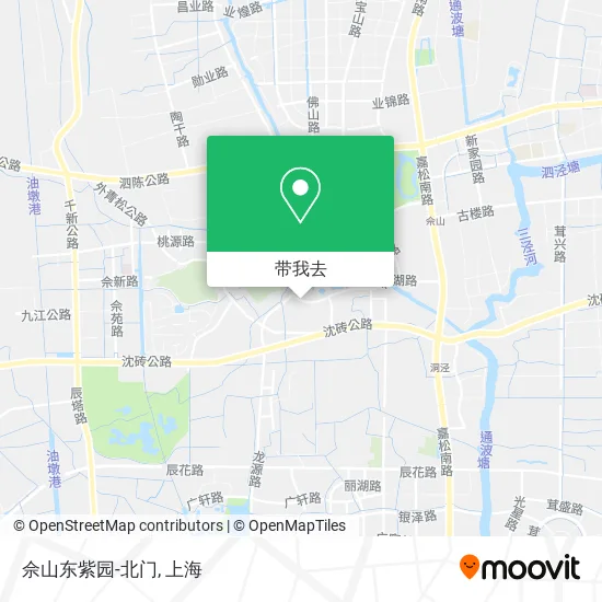 佘山东紫园-北门地图