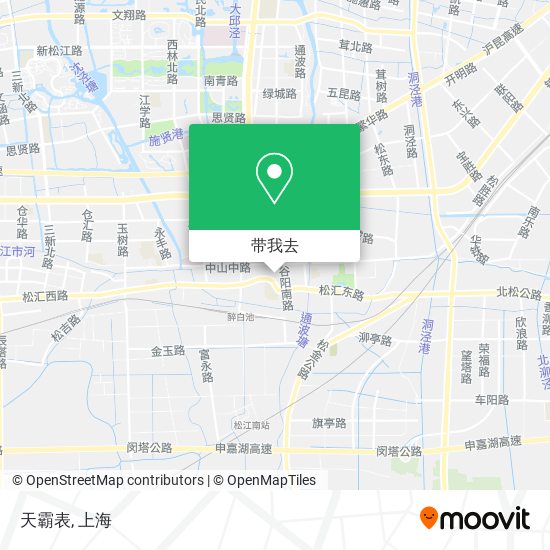 天霸表地图