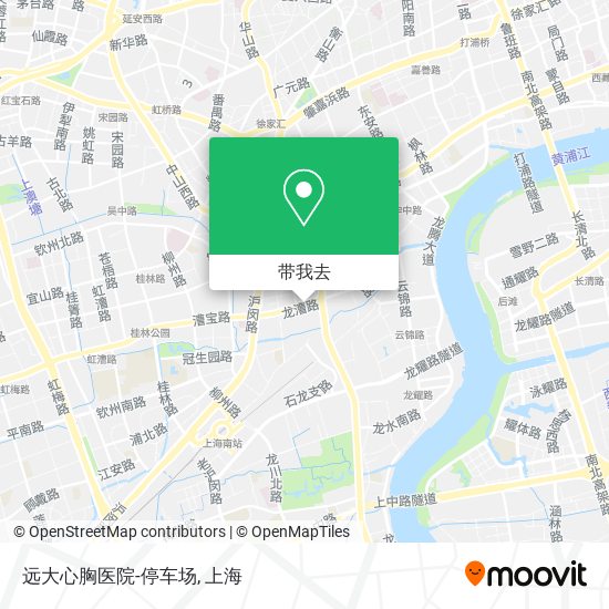 远大心胸医院-停车场地图