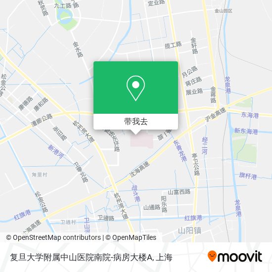 复旦大学附属中山医院南院-病房大楼A地图