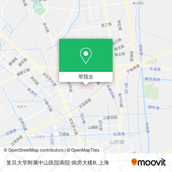 复旦大学附属中山医院南院-病房大楼B地图