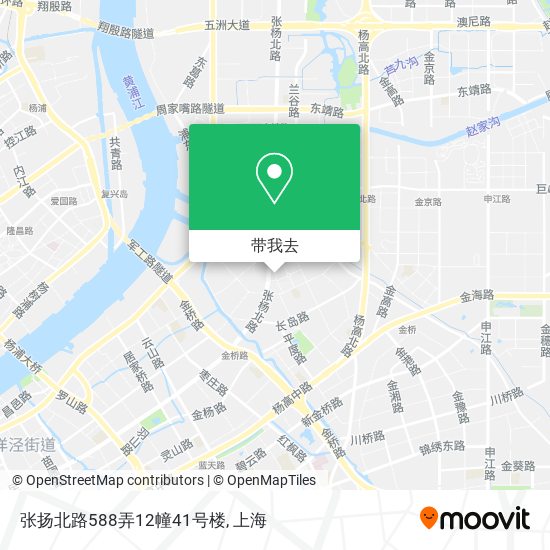 张扬北路588弄12幢41号楼地图