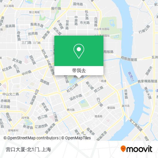 营口大厦-北1门地图