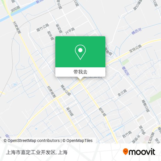 上海市嘉定工业开发区地图