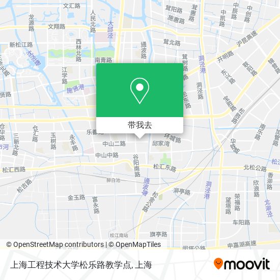上海工程技术大学松乐路教学点地图