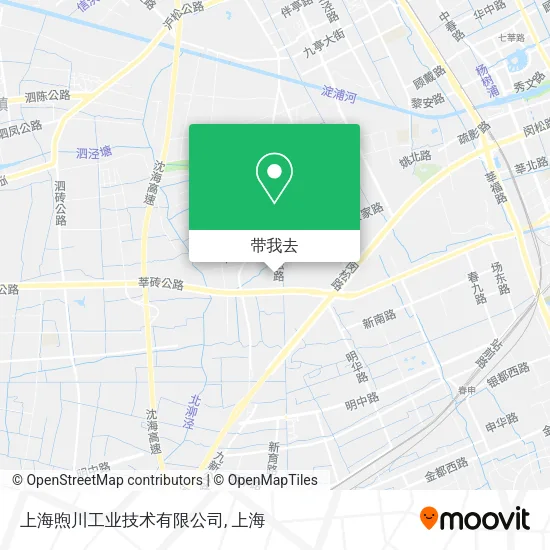 上海煦川工业技术有限公司地图