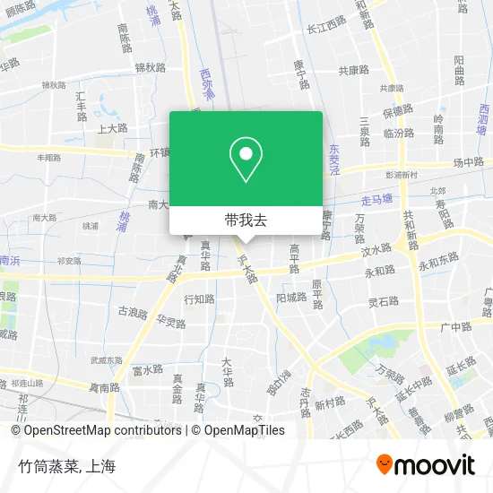 竹筒蒸菜地图
