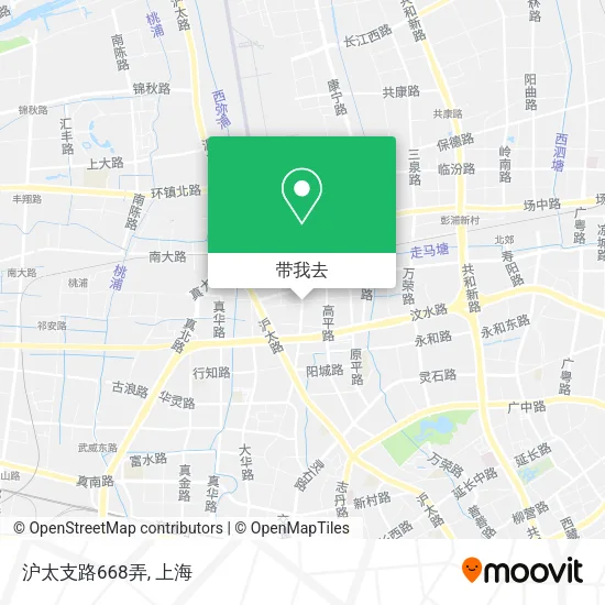 沪太支路668弄地图