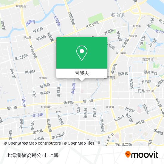 上海潮福贸易公司地图