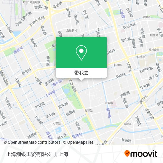 上海潮银工贸有限公司地图