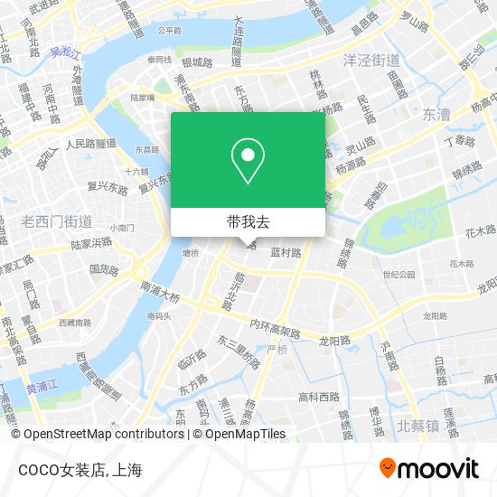 COCO女装店地图