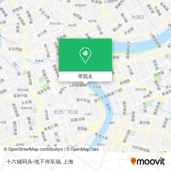 十六铺码头-地下停车场地图