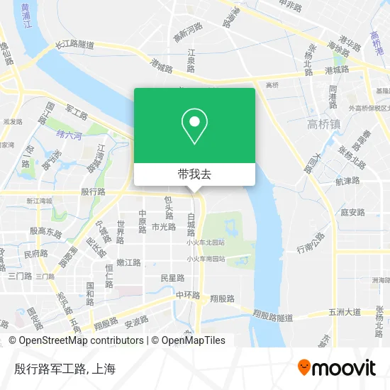 殷行路军工路地图