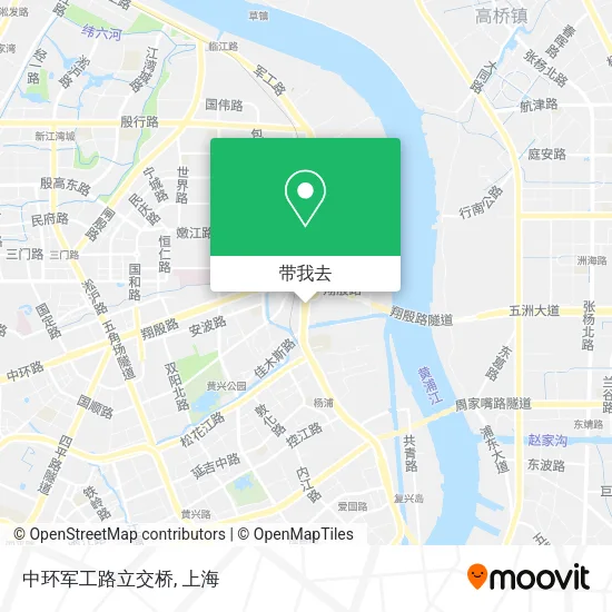 中环军工路立交桥地图