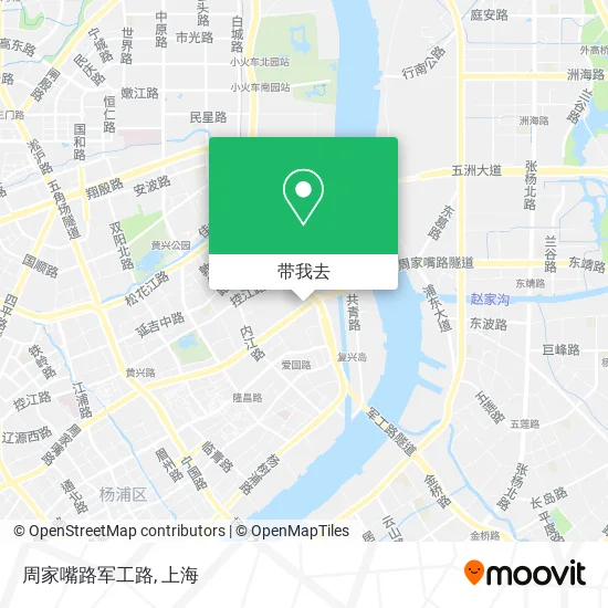 周家嘴路军工路地图