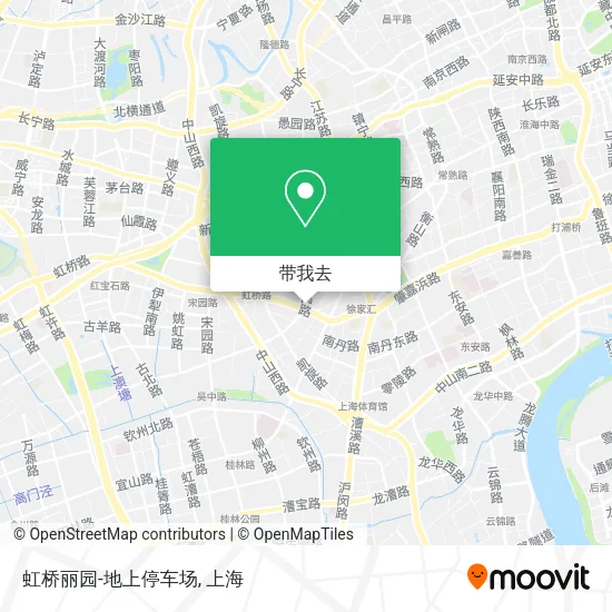 虹桥丽园-地上停车场地图