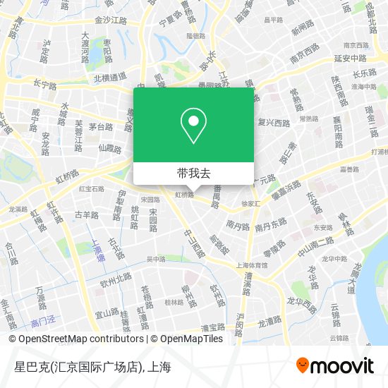 星巴克(汇京国际广场店)地图