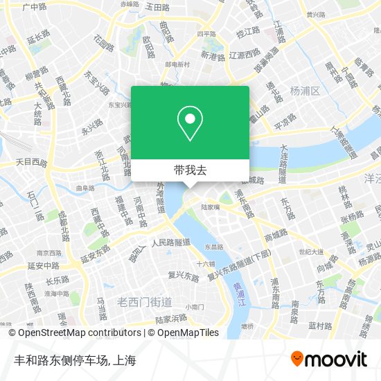 丰和路东侧停车场地图