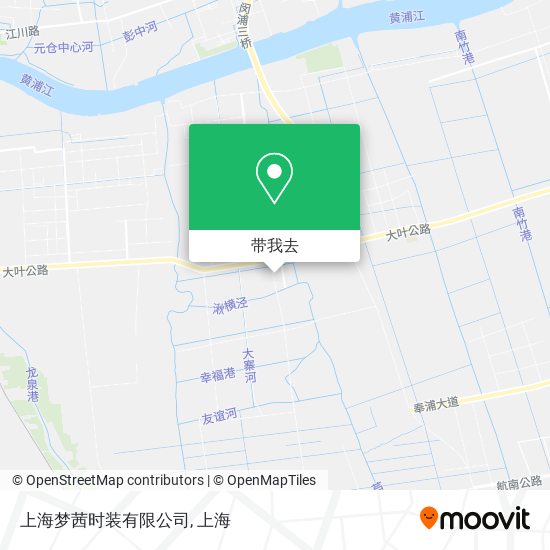 上海梦茜时装有限公司地图