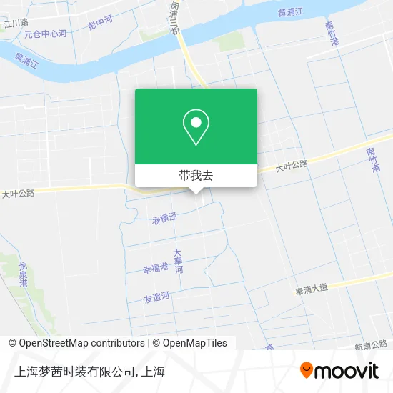 上海梦茜时装有限公司地图