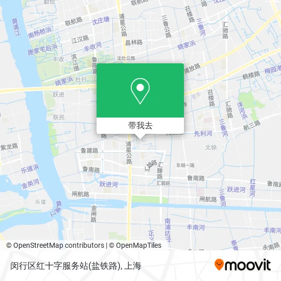 闵行区红十字服务站(盐铁路)地图