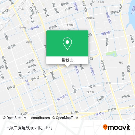 上海广厦建筑设计院地图
