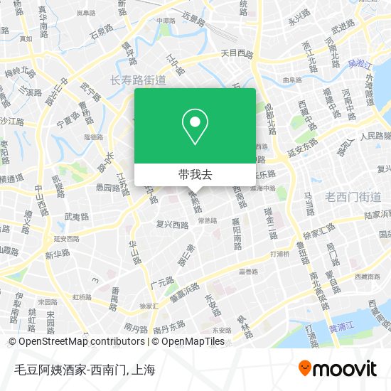 毛豆阿姨酒家-西南门地图