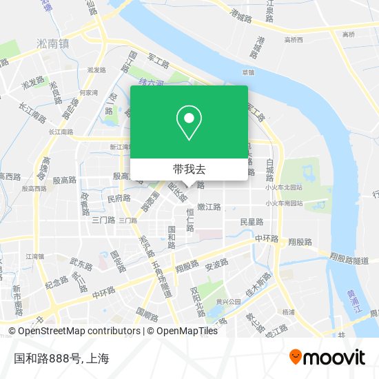 国和路888号地图