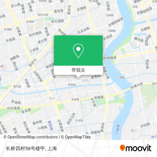 长桥四村56号楼甲地图