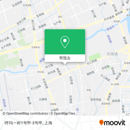 呼玛一村1号甲-3号甲地图