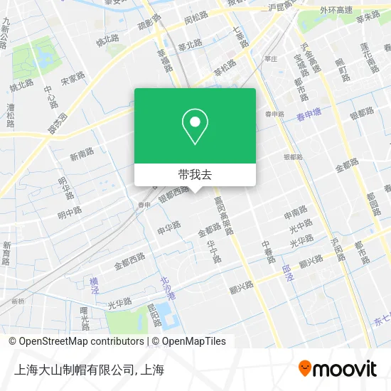 上海大山制帽有限公司地图