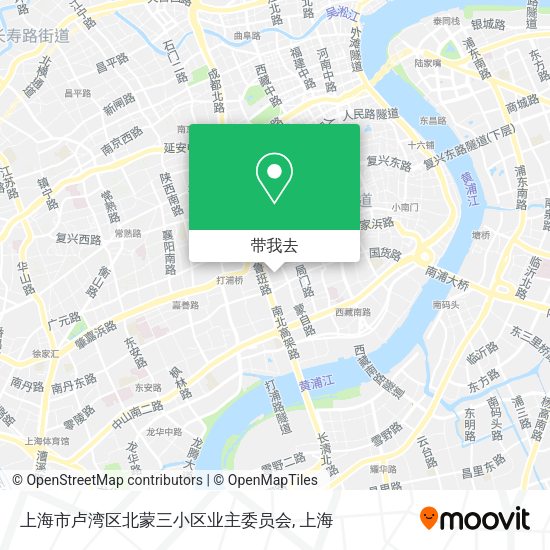 上海市卢湾区北蒙三小区业主委员会地图