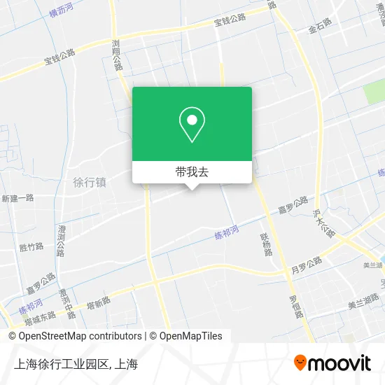 上海徐行工业园区地图