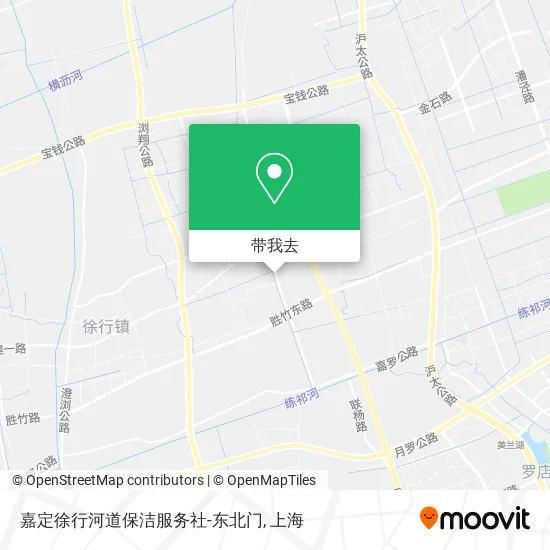 嘉定徐行河道保洁服务社-东北门地图