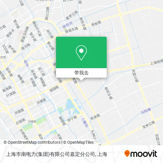 上海市南电力(集团)有限公司嘉定分公司地图
