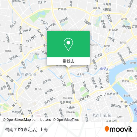 蜀南面馆(嘉定店)地图