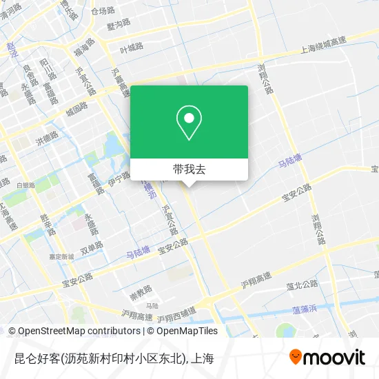 昆仑好客(沥苑新村印村小区东北)地图
