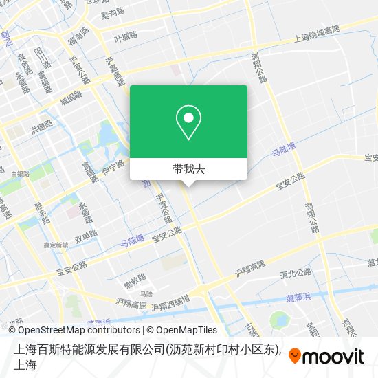 上海百斯特能源发展有限公司(沥苑新村印村小区东)地图