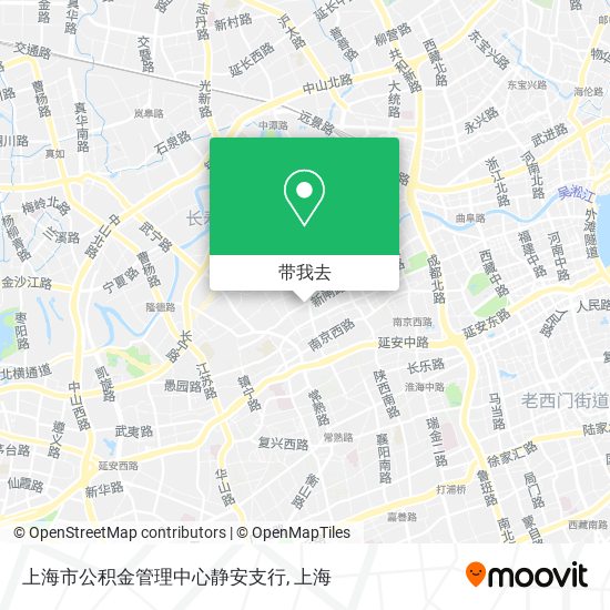 上海市公积金管理中心静安支行地图
