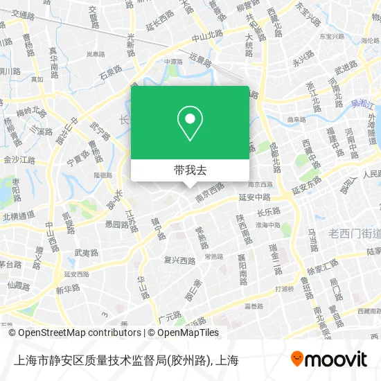 上海市静安区质量技术监督局(胶州路)地图