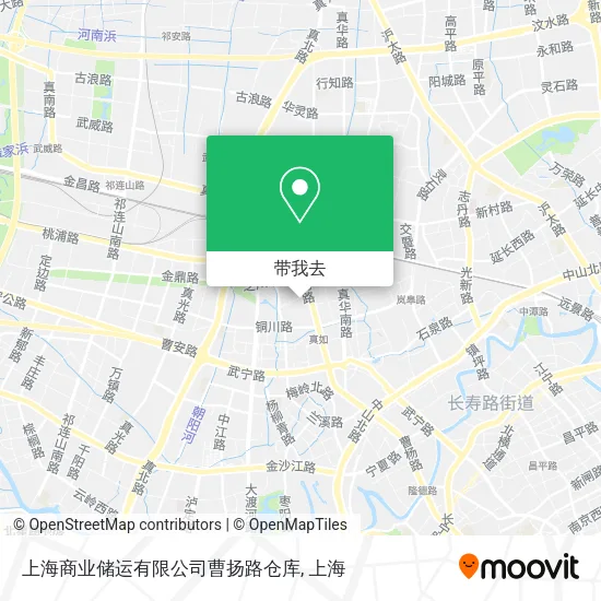 上海商业储运有限公司曹扬路仓库地图