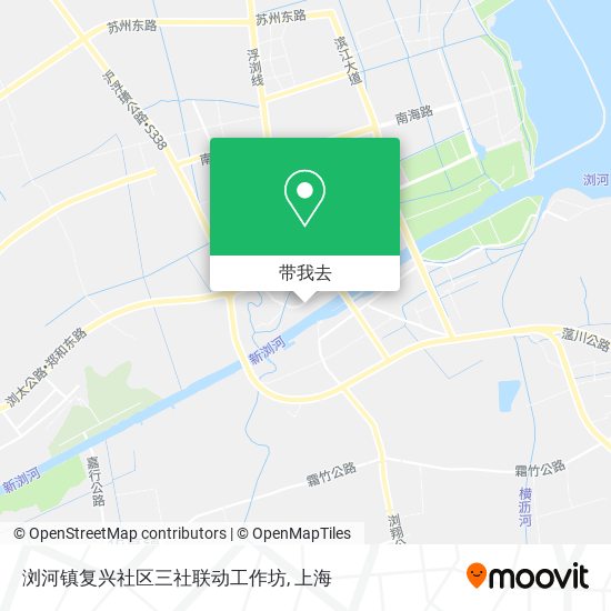 浏河镇复兴社区三社联动工作坊地图